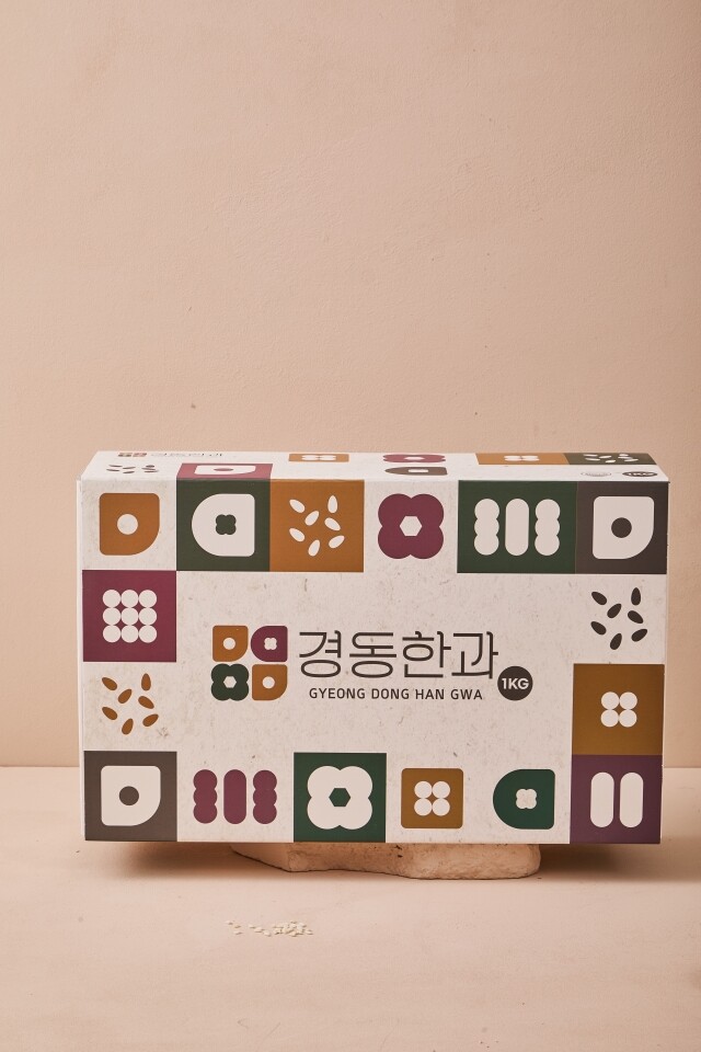 강원더몰,강릉경동한과 전통 찹쌀통밥 한과 종합세트 1kg 설날·명절선물