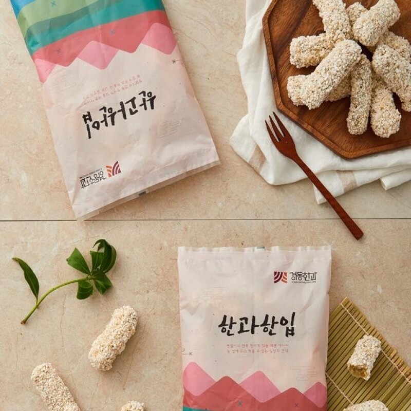 강원더몰,찹쌀 강정 350g 추석 명절 실속 한과