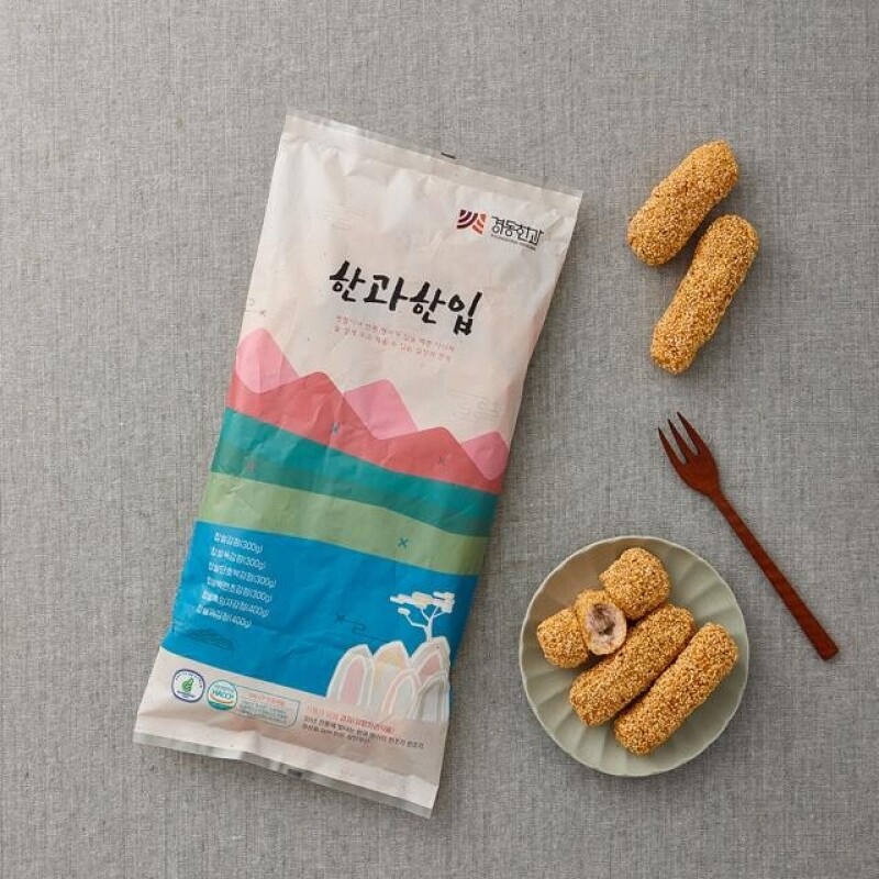 강릉몰,찹쌀 참깨 강정 400g 추석 명절 실속 한과 유과