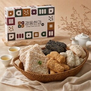 찹쌀 모듬세트 1kg (과줄+강정 4종)