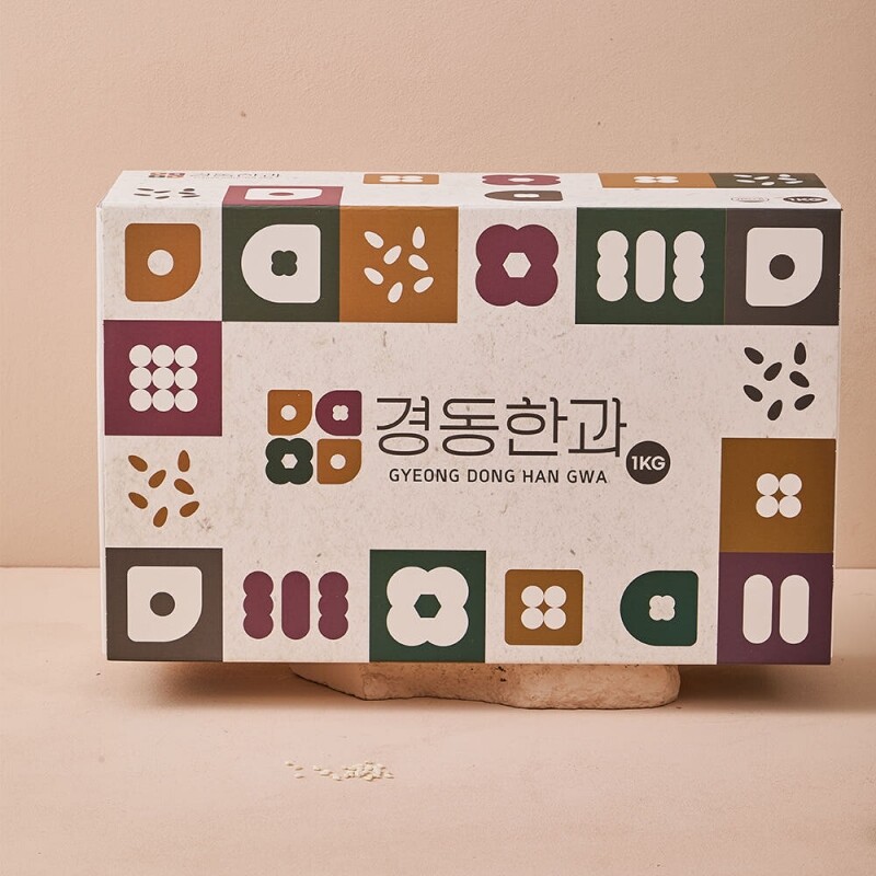 강원더몰,찹쌀 모듬세트 1kg (과줄+강정 4종)