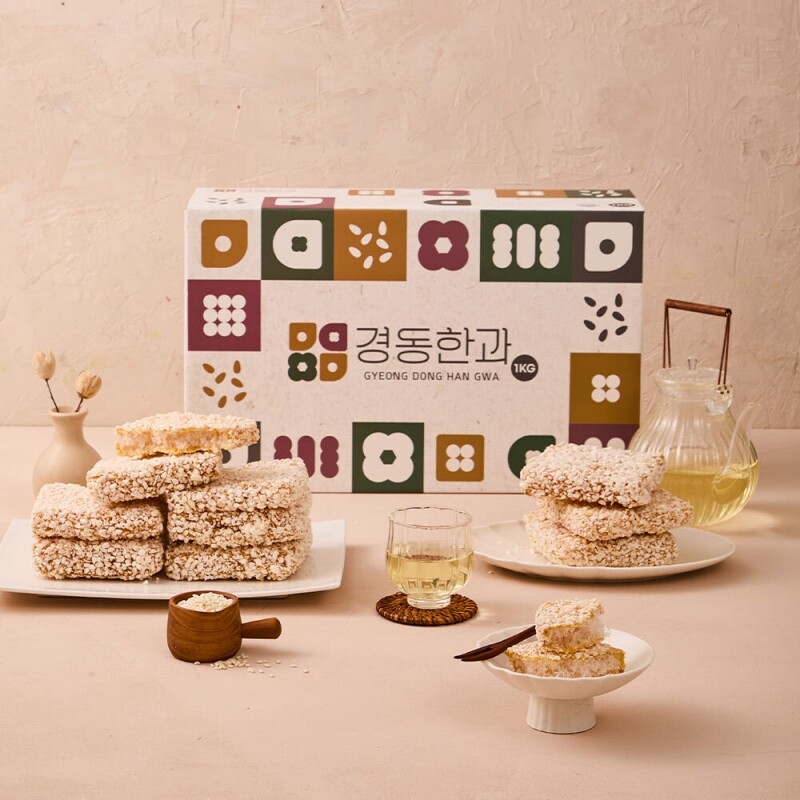 찹쌀 과줄세트 1kg 추석 명절 선물세트