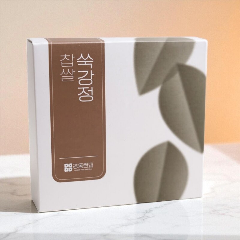 강릉몰,찹쌀 오리지널 큐브 쑥 강정 100g