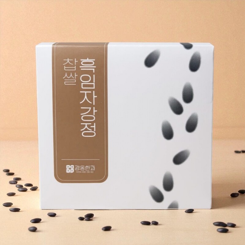 강릉몰,찹쌀 오리지널 큐브 흑임자 강정 100g