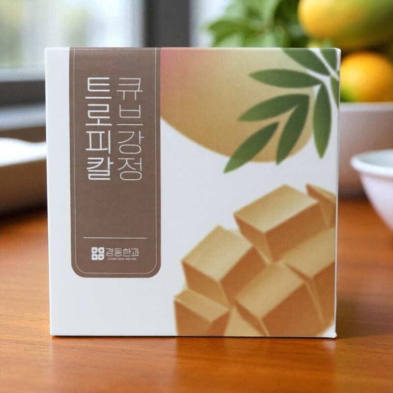 강원더몰,트로피칼 큐브 강정 100g